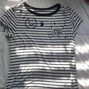 B & W stripped shirt